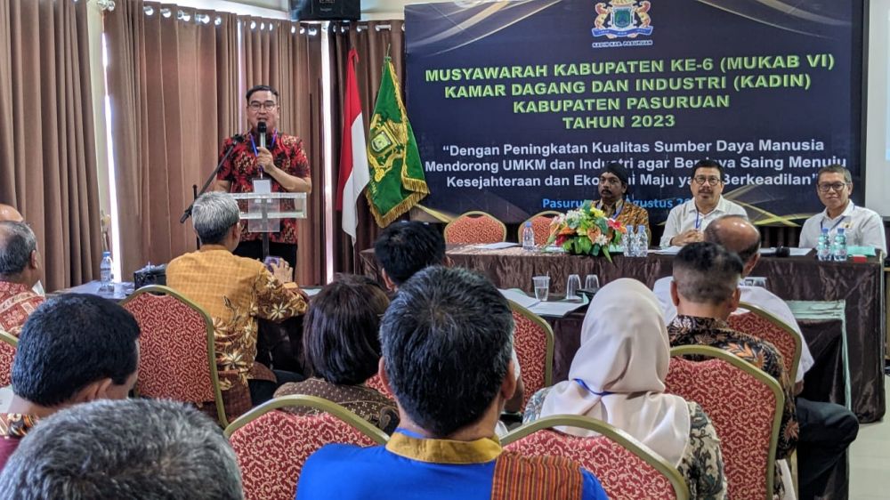 Eko Widiyatmo Terpilih Ketua Kadin Kabupaten Pasuruan 2023-2028