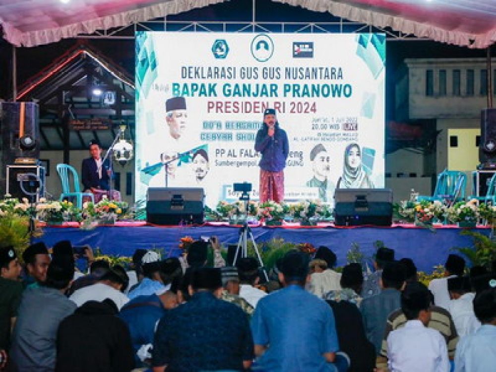 Deklarasi Dukungan GGN untuk Ganjar Pranowo 2024.