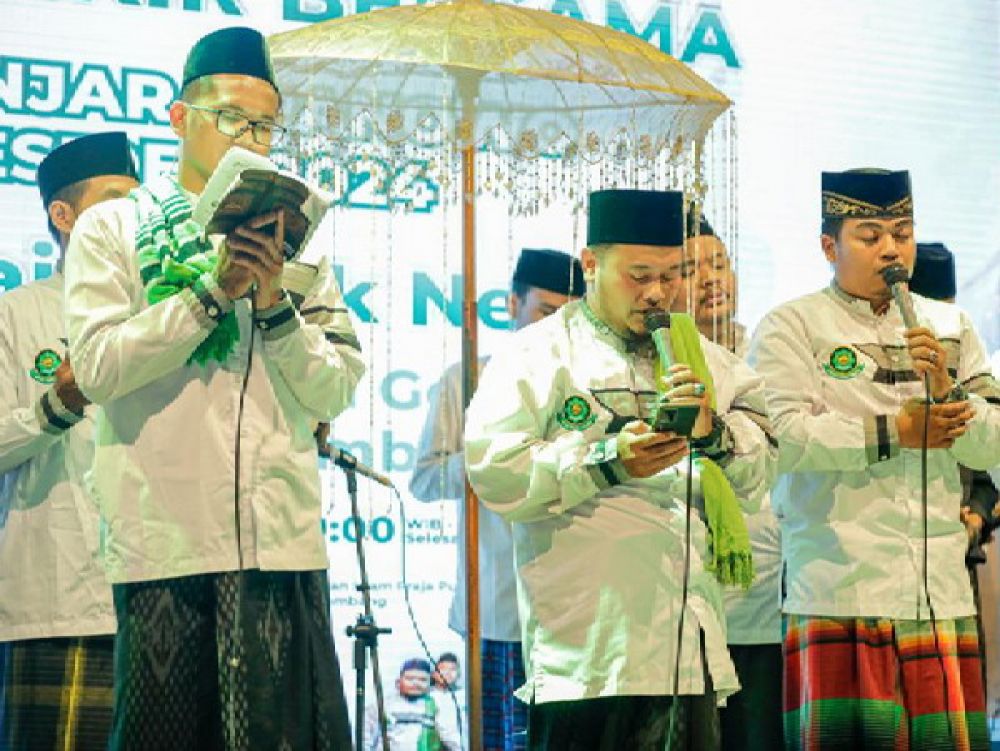 Sholawat dan Dzikir Santri Dukung Ganjar Jombang