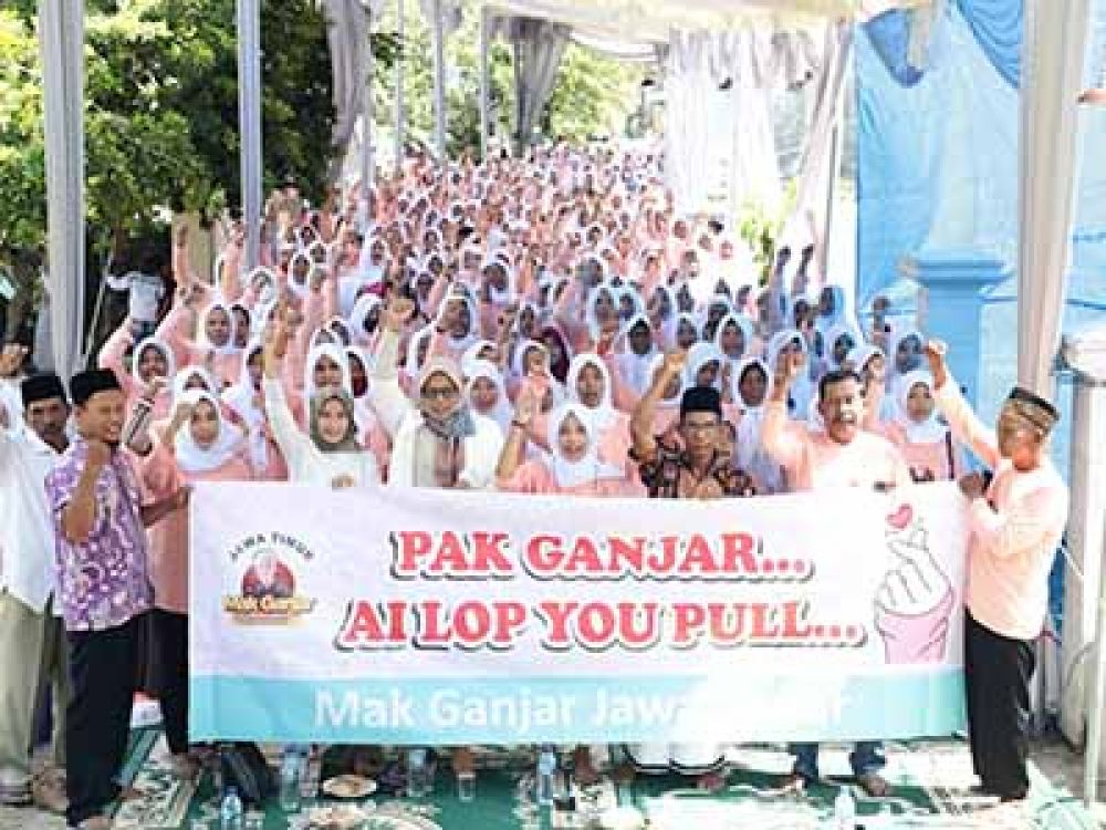 Emak-emak Lamongan Bersatu Dukung Ganjar