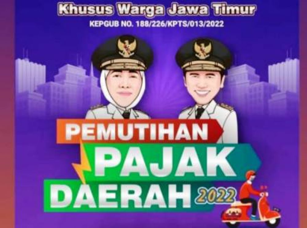 Gubernur Khofifah Berlakukan Pemutihan Pajak