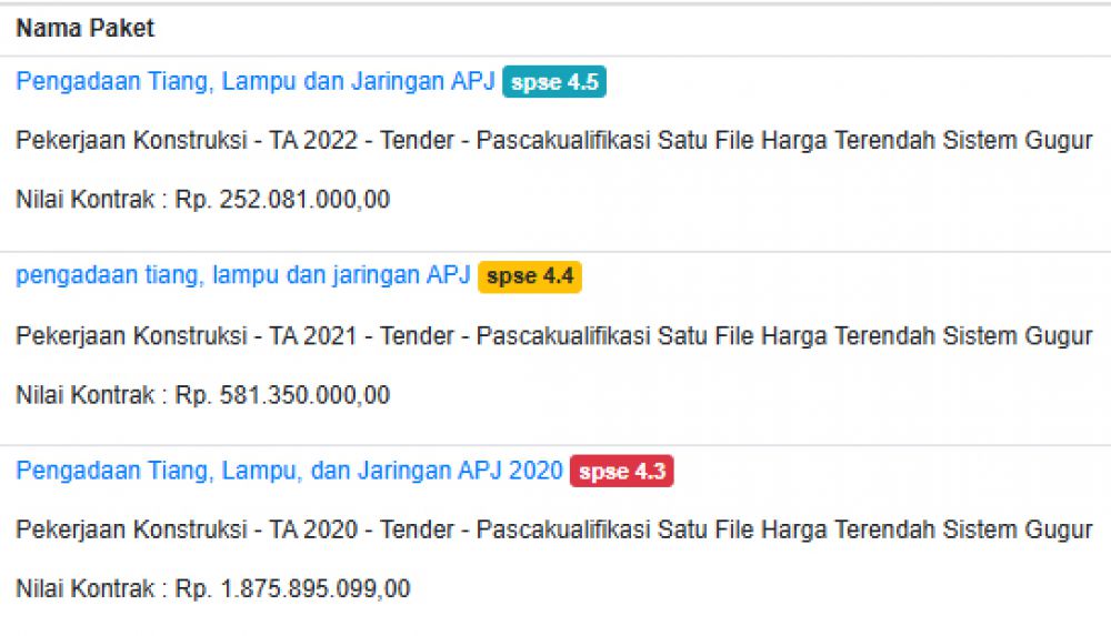 PT JMT Berturut-turut Menang Tender Lampu Kabupaten Madiun