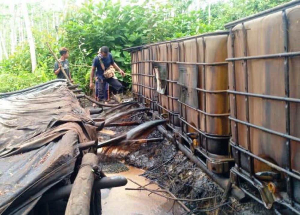 KLHK Hentikan Penambangan Ilegal Minyak Bumi