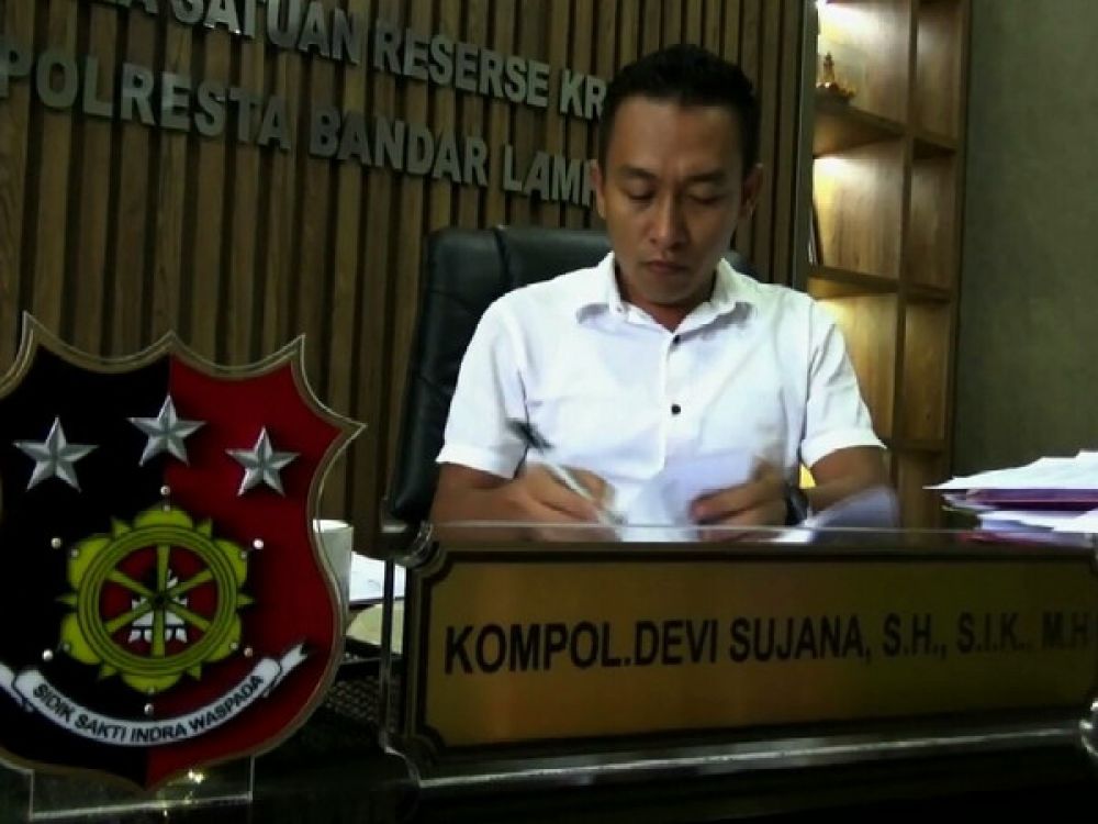 Kasat Reskrim Polresta Bandar Lampung, Kompol Devi Sujana.