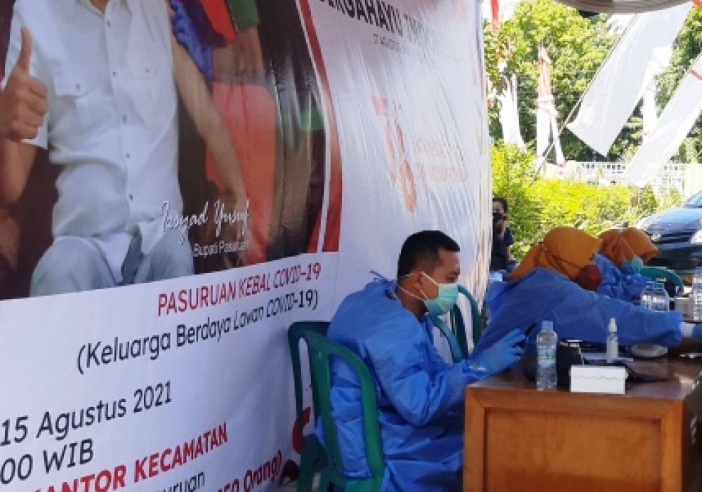 Ketua RW Pandaan Meninggal Saat Antri Vaksin