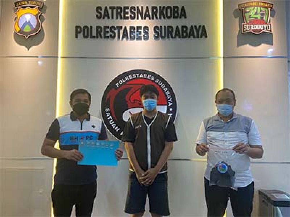 Sikat Narkoba, Polisi Surabaya Tangkap Pengedar