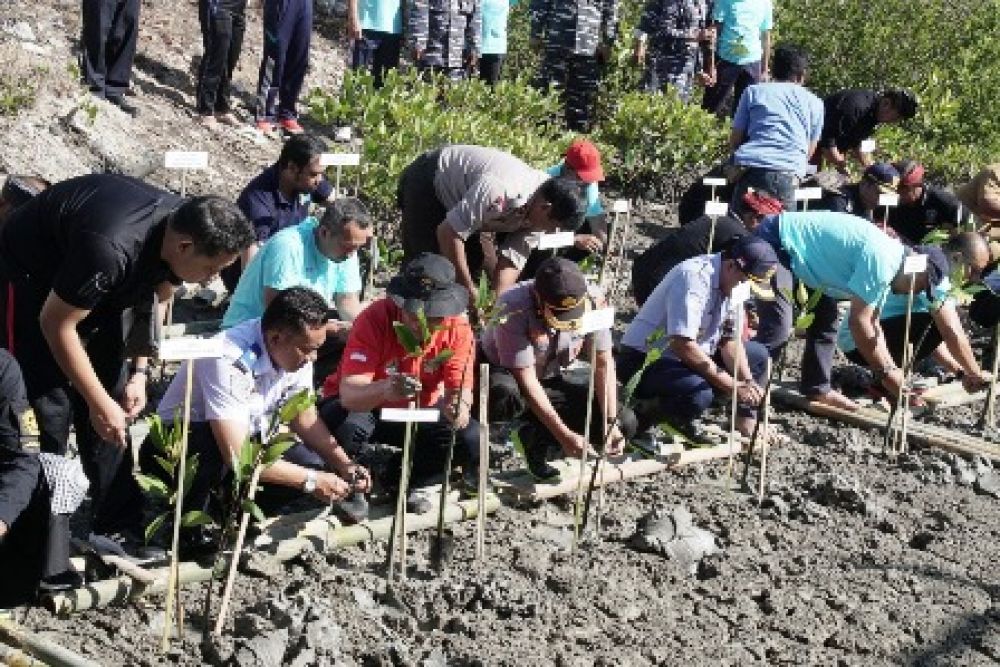 Lagi, PT Pelindo III Hijaukan Pesisir Pelabuhan Benoa