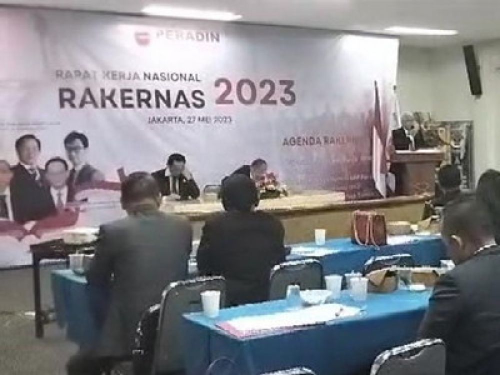 Rakernas BPP Peradin 2023 Singgung Soal Dualisme