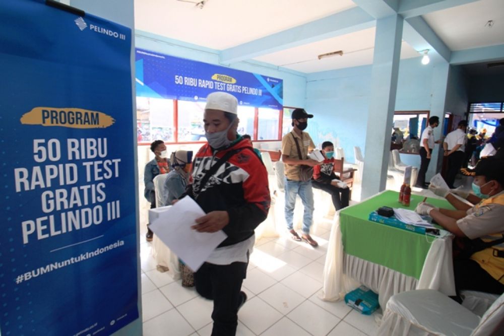 Pelindo 3 Gelar Rapid Test Gratis di Sumenep