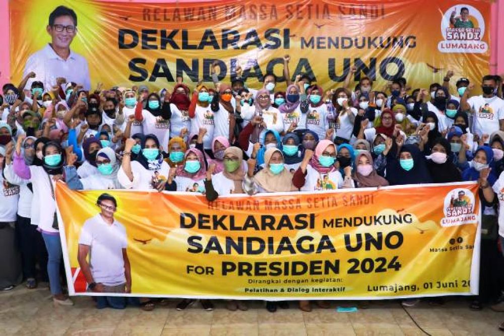 Relawan Lumajang Sandiaga Uno Gelar Pelatihan Usaha