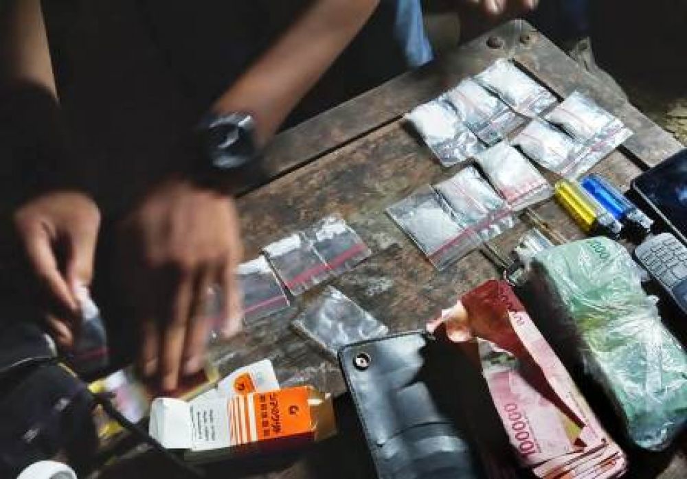 Barang Bukti Sabu Komplotan Sandubaya