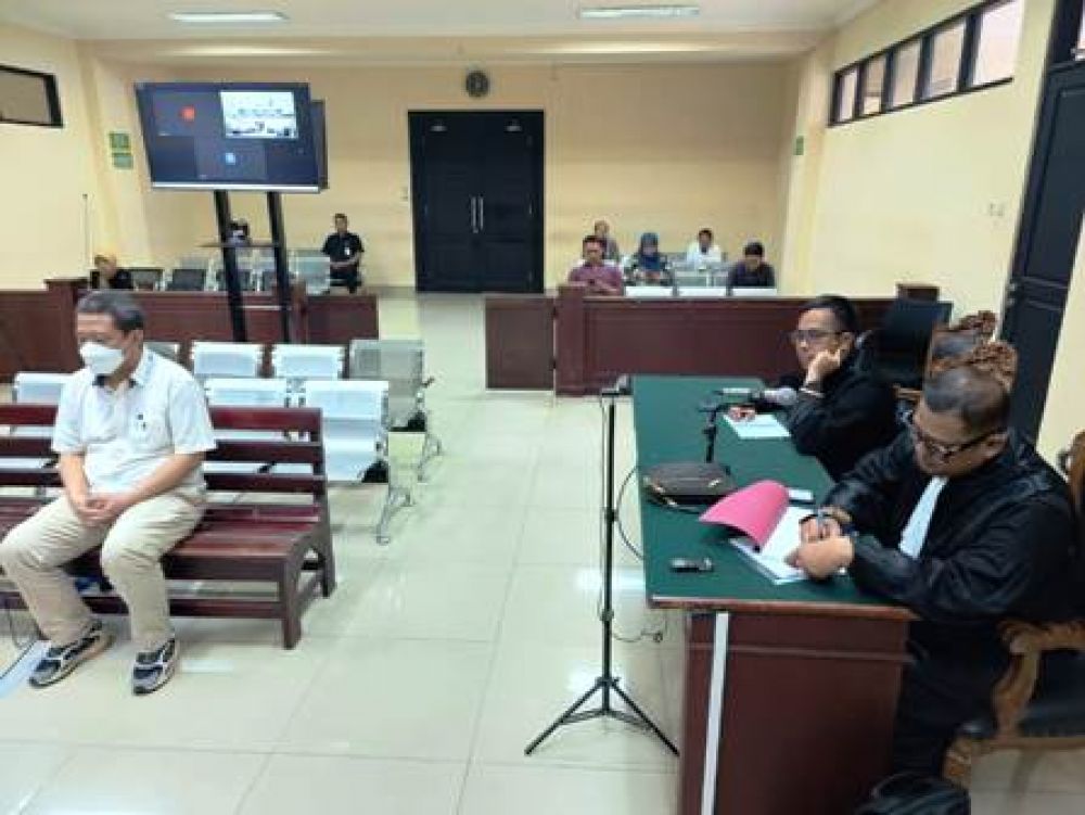 Terdakwa Laurenzius Compernikus Sampela Sembiring