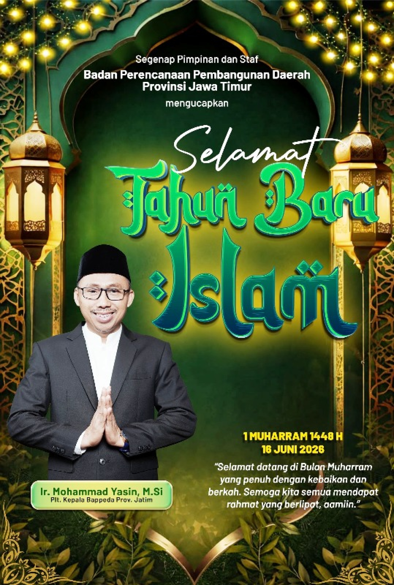 Bappeda Jatim Tahun Baru Islam 2026