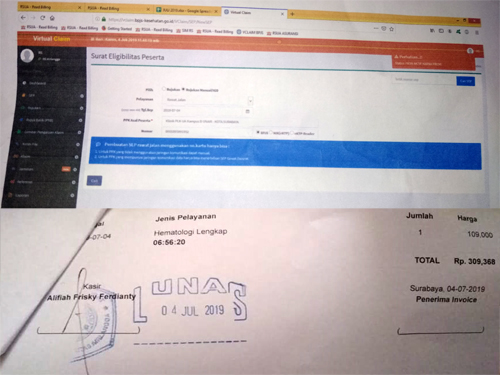 bukti pembayaran BPJS