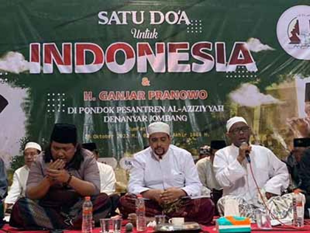 Habaib dan Kiai Jombang Doa Bersama untuk Ganjar