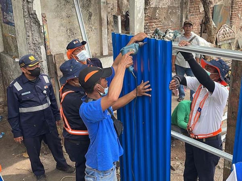 Selamatkan Aset, KAI Tertibkan Penyerobot Tanah