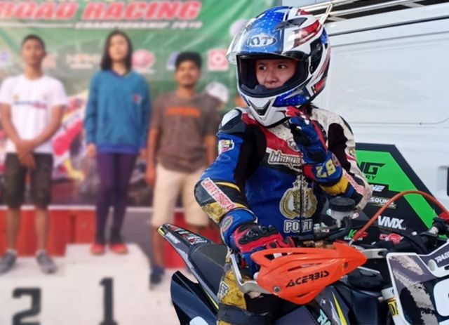 Ashilla Putri Hawa Juara Pembalap Motor Belia