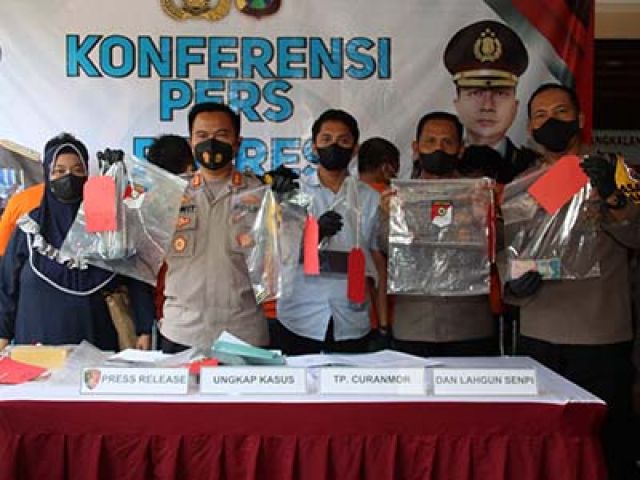 Polres Bangkalan Ringkus Curanmor Bersenjata Api