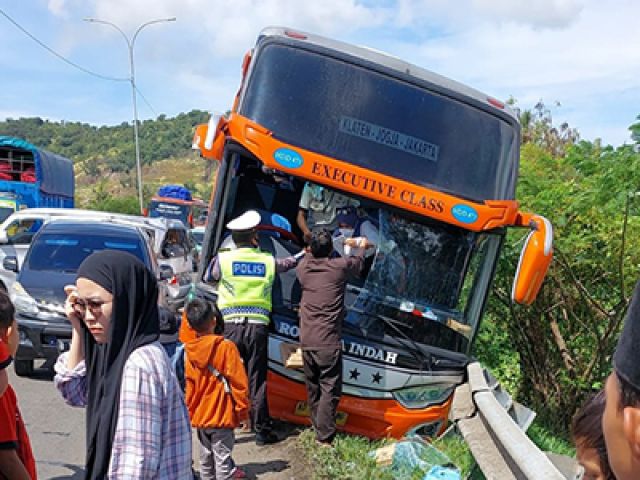 Penjelasan Polda Banten Tekait Laka Beruntun di Tol Tangerang-Merak