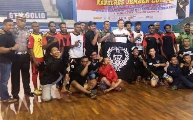 Pelajar & Mahasiswa Papua di Jember Ikut Agustusan