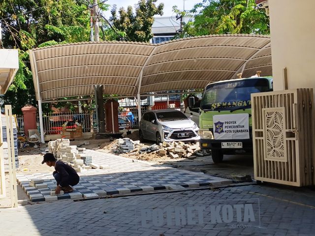 Proyek Paving PN Surabaya Layak Disoal