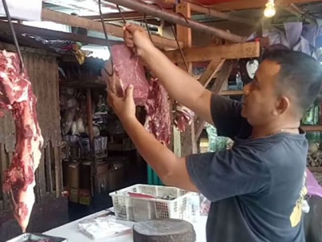 Omzet Pedagang Daging Sapi di Lampung Anjok