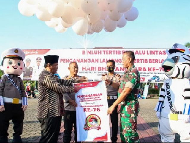 Polres Lamongan Sosialisasi Budaya Tertib Berlalu Lintas