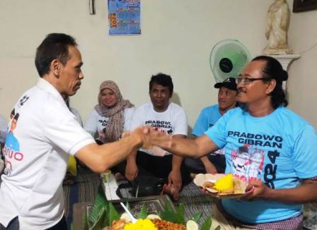 Pilar 08 Resmikan Posko Pemenangan Prabowo Gibran di Surabaya