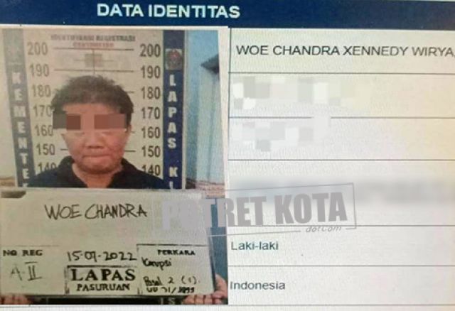  Sel Terpidana Chandra dan Christiana Ditempat Berbeda