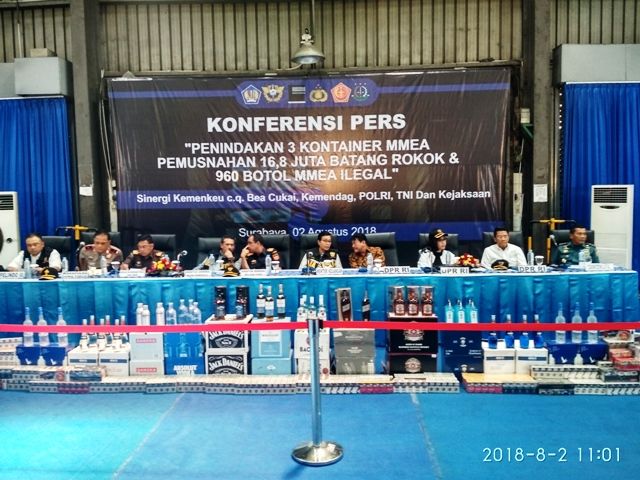 PT Golden Indah Pratama Selundupkan 50.664 Miras