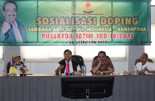 Koni Jatim Sosialisasi Bahaya Doping