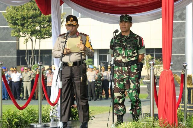 Ribuan Personel TNI & Polri Jaga Pilkada Jatim