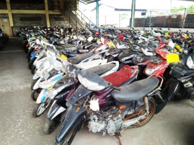 Sejak 2015, Ratusan Motor Berada di Rupbasan 