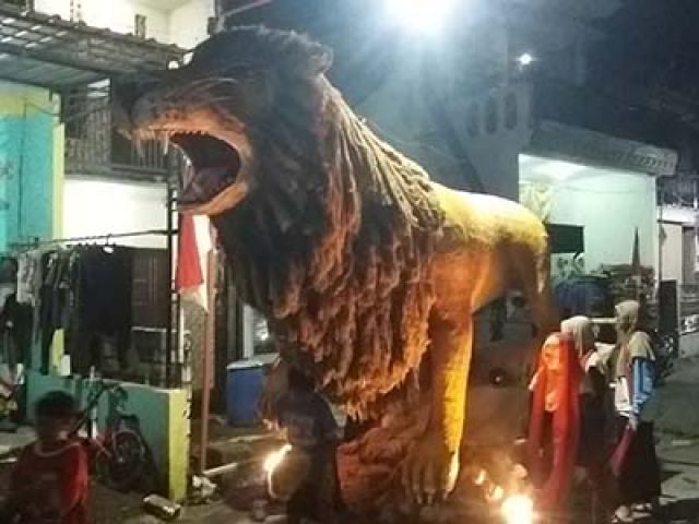 Patung Singo Sidodadi Bakal Gemparkan Gresik