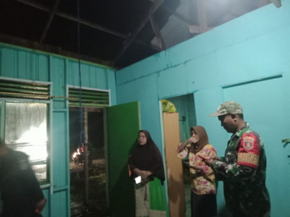 Tersapu Angin Puting Beliung, Atap 9 Rumah Warga Rusak Parah